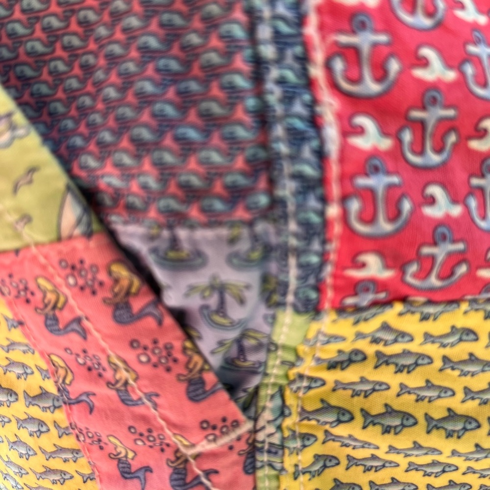 Vineyard Vines Patchwork Cotton Nautical Beach Pr… - image 5